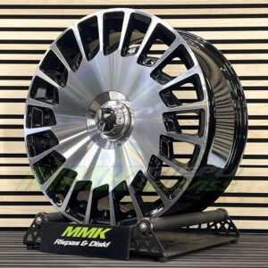 R20x8.5 5X112 ET 35 66.6 B1464 MB (Black Polished) - Aluminija A riepas