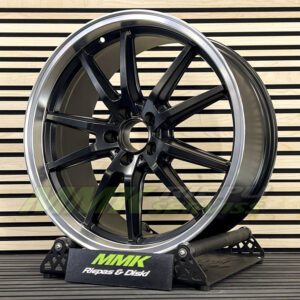 R20x8.5 5X112 ET 40 66.6 B1413 BLHMPL (Black Half Matt+Polished Lip) - Aluminija A riepas