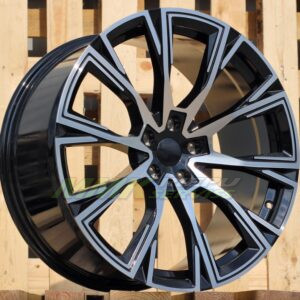 R20X8.5 5X112 ET25 66.6 D1130 MB (Black Polished) - Aluminija A riepas