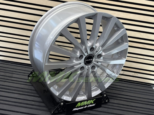 R20X8.5 5X130 ET 32 84.1 MAK Krone Silver - Aluminija A riepas