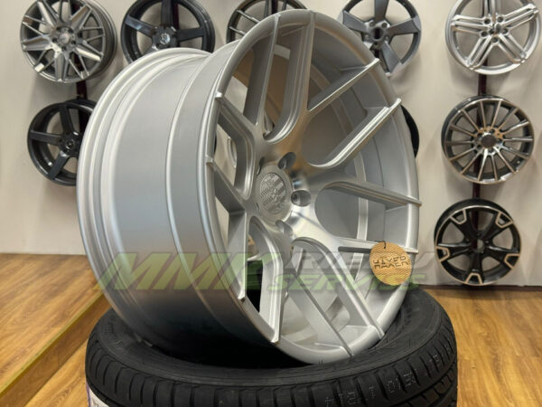 R20x9 5X120 ET 15 74.1 SSA03 (HX022) MSHM (Polished Silver Half Matt) HAXER - Aluminija A riepas