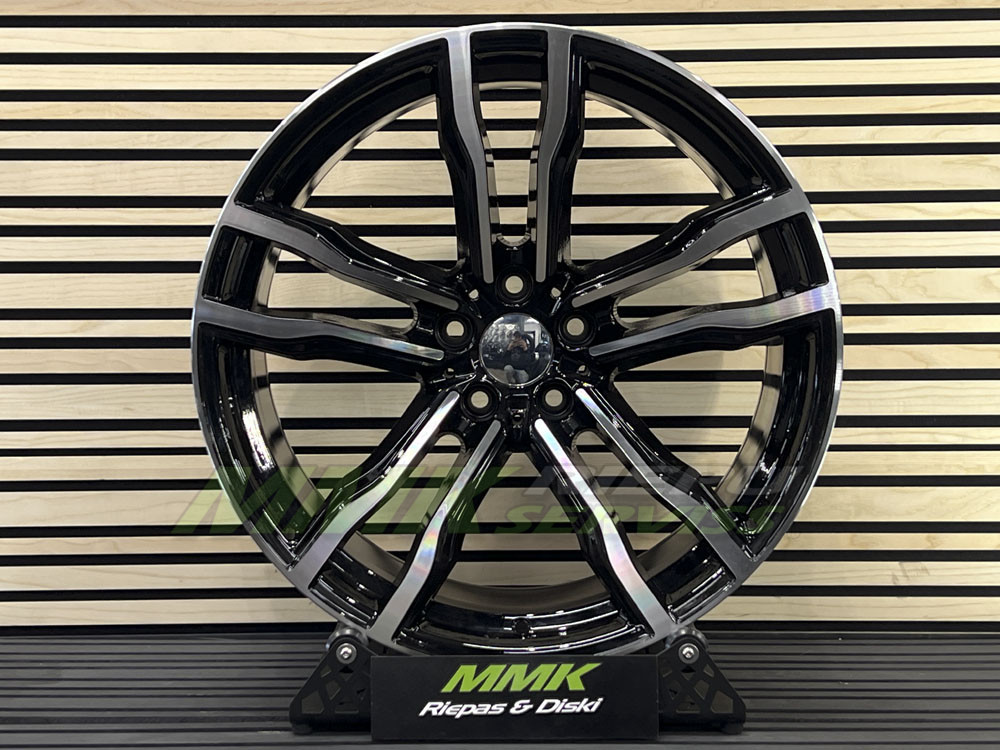 R21x10.5 5X120 ET 45 74.1 BY588 (DLJ588) MB (Black Polished) - Aluminija A riepas