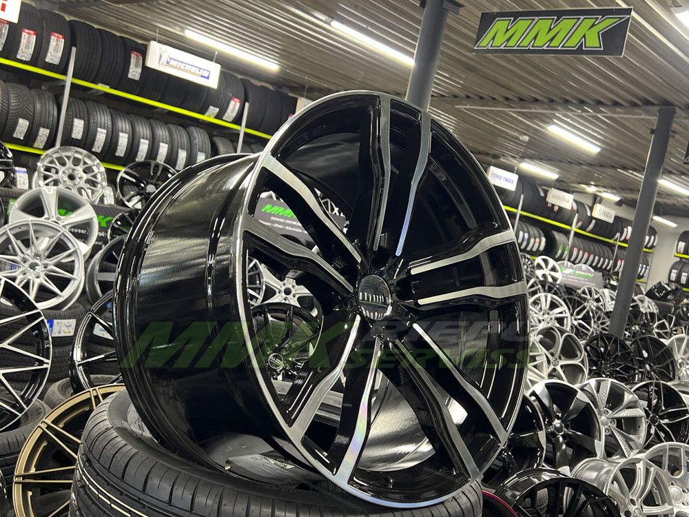 R21x10.5 5X120 ET 45 74.1 BY588 (DLJ588) MB (Black Polished) - Aluminija A riepas