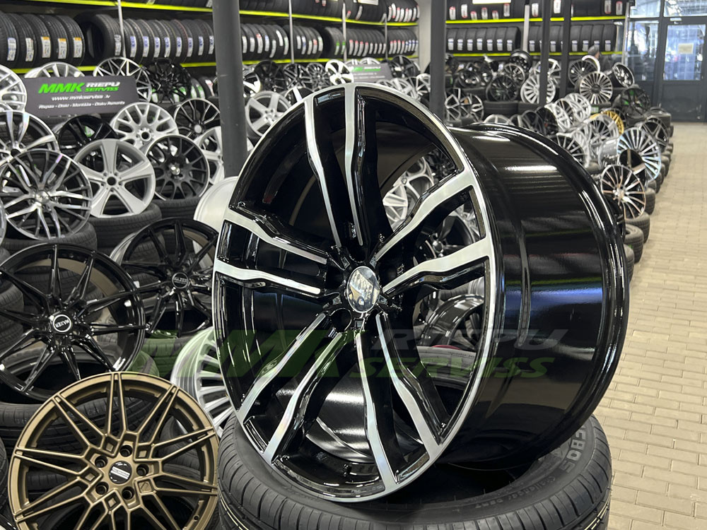 R21x10.5 5X120 ET 45 74.1 BY588 (DLJ588) MB (Black Polished) - Aluminija A riepas