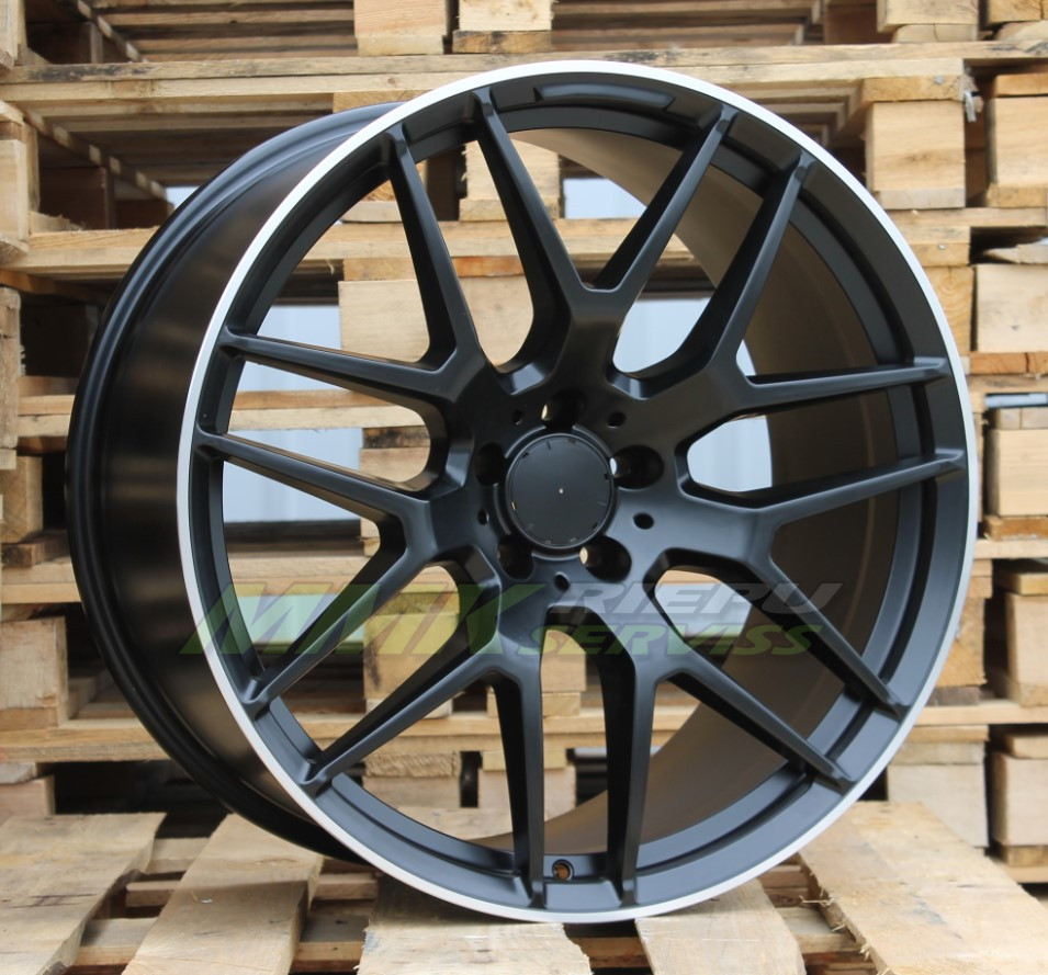 R21X10 5X112 ET46 66.6 FE115 (HE762) BLHMPL (Black Half Matt+Polished Lip) - Aluminija A riepas