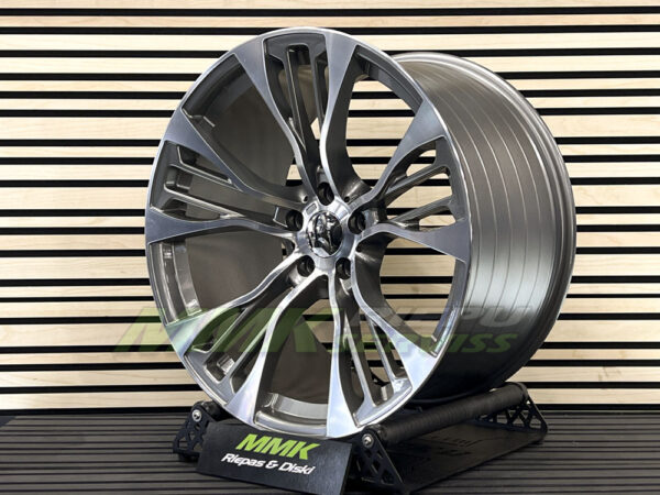 R21x10 5X120 ET 40 74.1 BK851 (FR765) MG (Grey Polished) - Aluminija A riepas