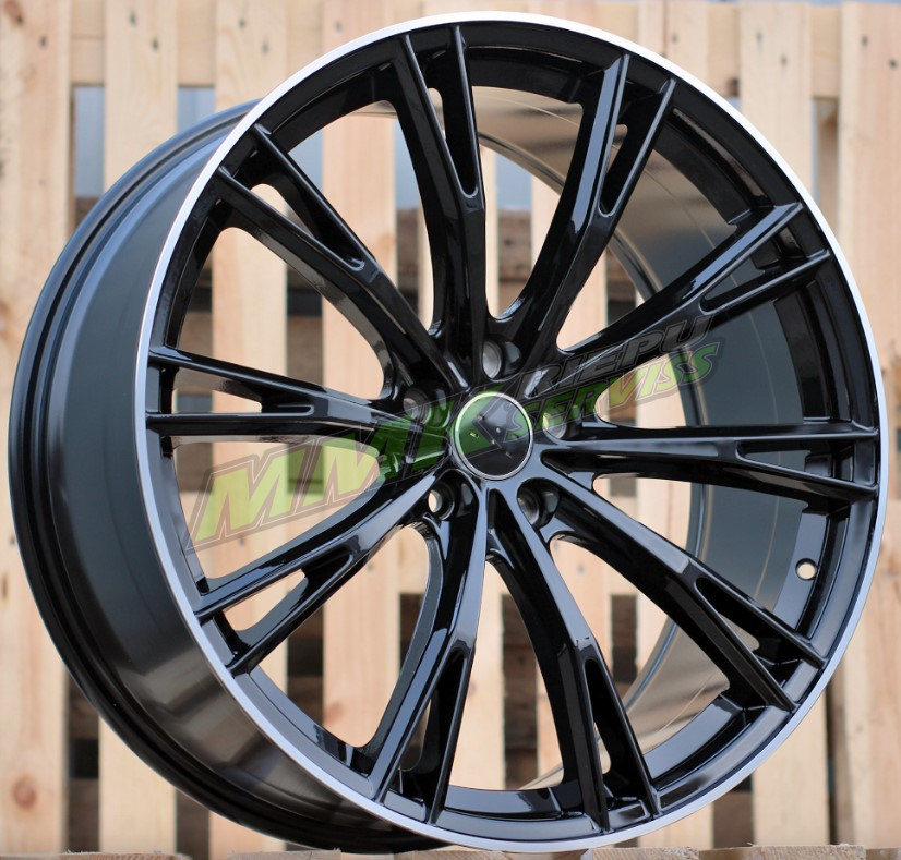 R21x9 5X112 ET 30 66.5 H5060 (INSA001) BLPL (Black+Polished Lip) - Aluminija A riepas