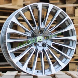 R22x10.5 5X112 ET 43 66.6 FE222 MGPC (Grey Polished+Powder Coating) - Aluminija A riepas