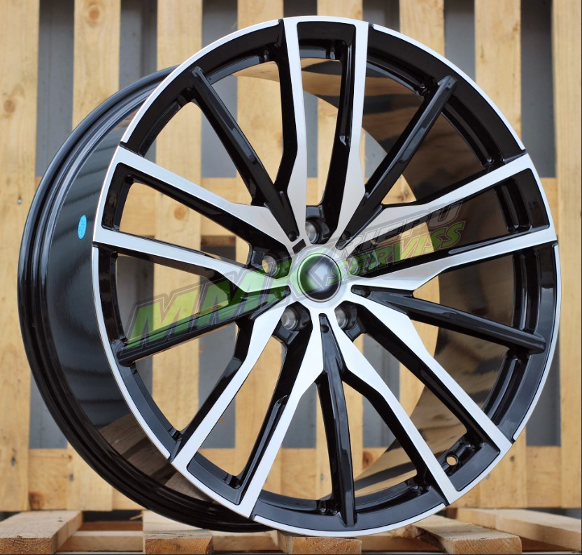 R22x9.5 5X112 ET 37 66.6 H0324 (BY1473) MB (Black Polished) - Aluminija A riepas