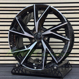 R18X8 5X112 ET42 66.5 I5493 Black Polished (MB) - Aluminija A riepas