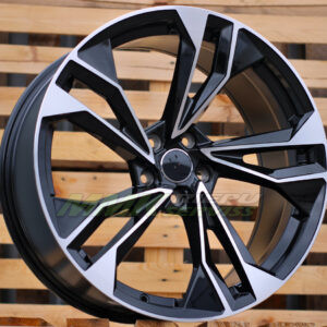 R18X8 5X112 ET42 66.5 I5493 Black Polished (MB) AUD - Aluminija A riepas