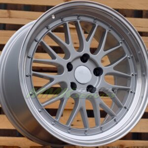 R19X8.5 5X120 ET20 74.1 BK848 Silver+Polished Lip (SP) BMW - Aluminija A riepas