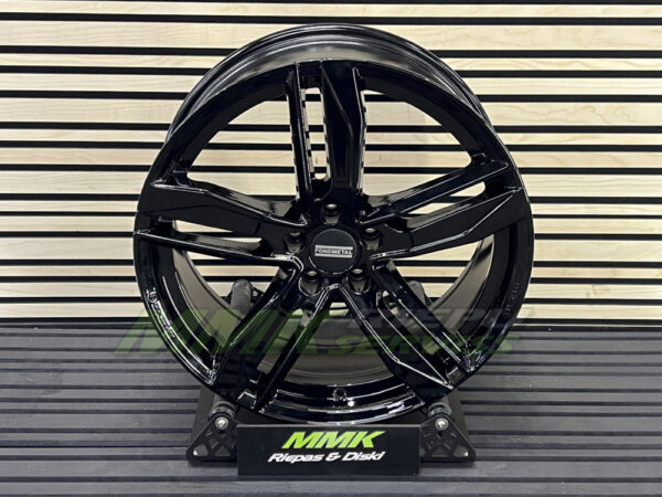 R19X8 5X108 ET 45 63.4 fondmetal hexis BLACK - Aluminija A riepas