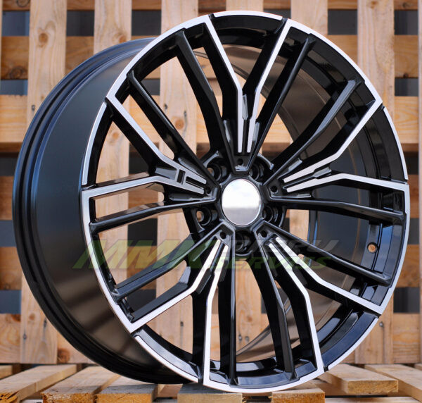 R19X8 5X112 ET30 66.6 B5964 Black Polished (MB) BMW - Aluminija A riepas