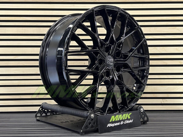 R19X8 5X120 ET 29 72.6 MSW 74 BLACK GLOSS - Aluminija A riepas