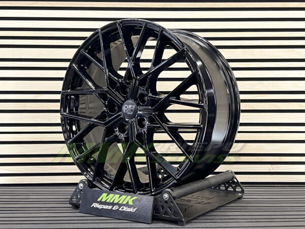 R19X8 5X120 ET 29 72.6 MSW 74 BLACK GLOSS - Aluminija A riepas