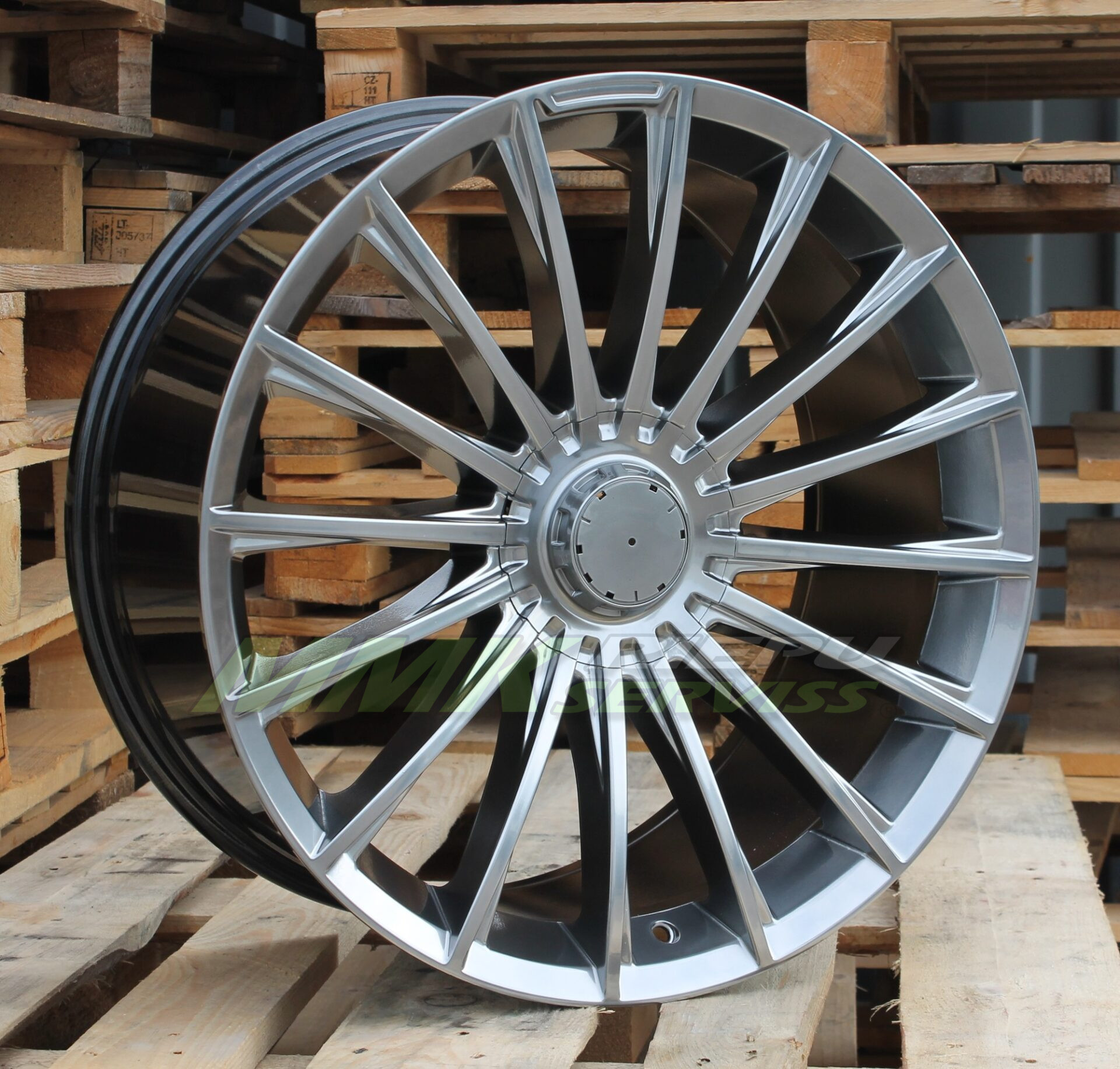 R19X9.5 5X112 ET35 66.6 B1499 Hyper Black (HB) MER - Aluminija A riepas
