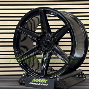 R20X9.5 6X139.7 ET 12 110.0 Nano 5774 Glossy Black - Aluminija A riepas