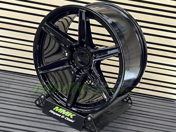 R20X9.5 6X139.7 ET 12 110.0 Nano 5774 Glossy Black - Aluminija A riepas