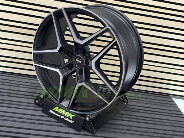 R20X9 5X114.3 ET 40 64.1 momo rf06 matte black pol. - Aluminija A riepas