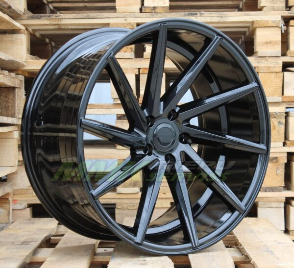 R18X9 5X112 ET35 66.6 B1058 (BY1058) Black (BL) VOSSEN LEFT SIDE - Aluminija A riepas