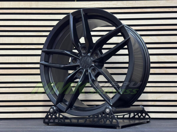 R19X8.5 5X130 ET40 71.5 HX017 (BYD1407) Black Half Matt (BLHM) HAXER - Aluminija A riepas