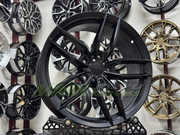 R19X8.5 5X130 ET40 71.5 HX017 (BYD1407) Black Half Matt (BLHM) HAXER - Aluminija A riepas