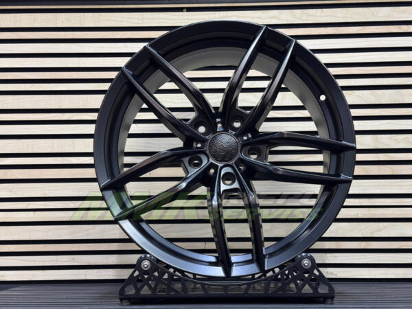 R19X8.5 5X130 ET40 71.5 HX017 (BYD1407) Black Half Matt (BLHM) HAXER - Aluminija A riepas