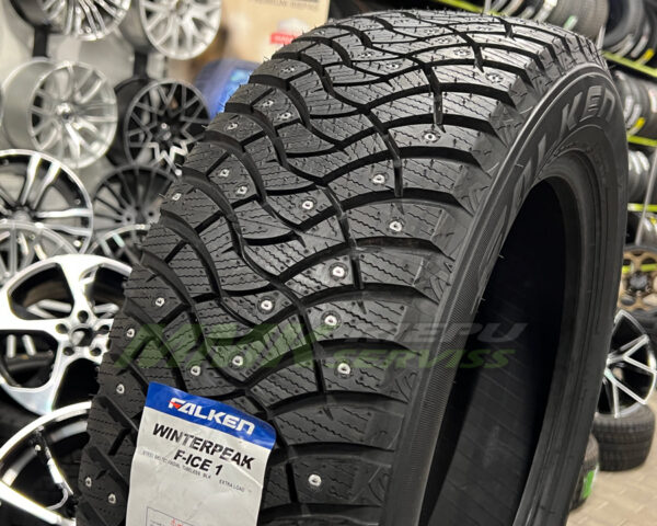 215/55R17 Falken Winterpeak F-Ice 1 98T XL DOT22 ar radzēm - Ziemas riepas / Ziemas ar radzēm riepas