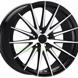 R18X8 5X112 ET35 73.1 ARCEO LISBON Black Diamond - Aluminija A riepas