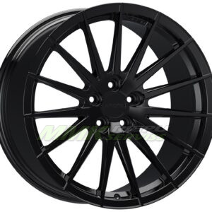 R18X8 5X114.3 ET35 73.1 ARCEO LISBON Glossy Black - Aluminija A riepas