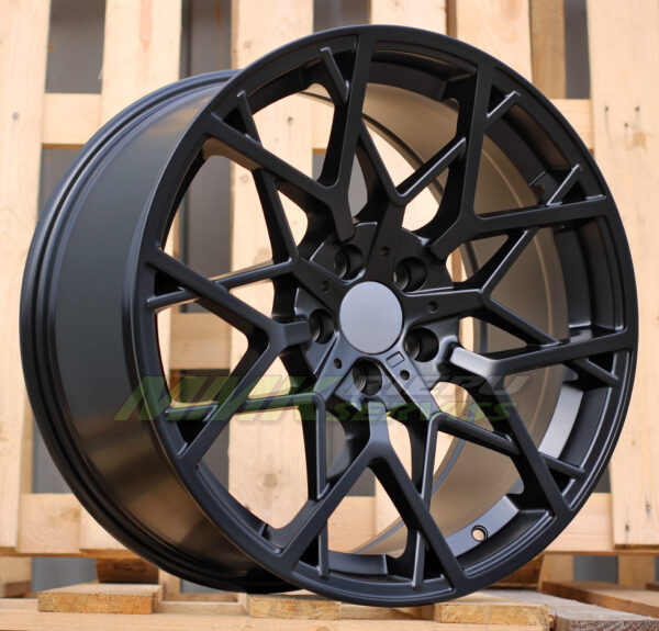 R18X8  5X120  ET34 72.6  B1383  Black Half Matt (BLHM) - Aluminija A riepas