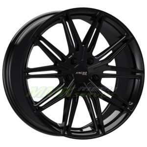 R19X8.0 5X120 ET35 72.6 ARCEO ASW05 Glossy Black - Aluminija A riepas