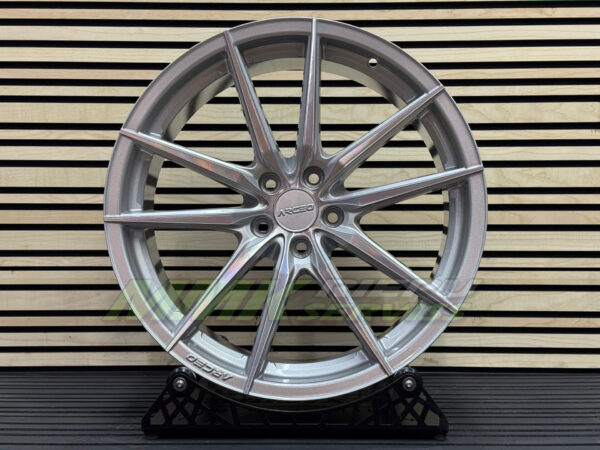 R19X8.5 5X108 ET33 73.1 ARCEO MONACO Silver Diamond - Aluminija A riepas