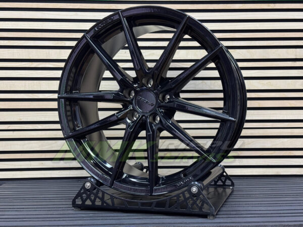 R19X8.5 5X120 ET38 72.6 ARCEO MONACO (TUV) Glossy Black - Aluminija A riepas