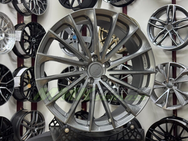 R20X9 5X108 ET35 63.4 ARCEO BERLIN Titanium Silver - Aluminija A riepas
