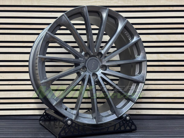 R20X9 5X108 ET35 63.4 ARCEO BERLIN Titanium Silver - Aluminija A riepas