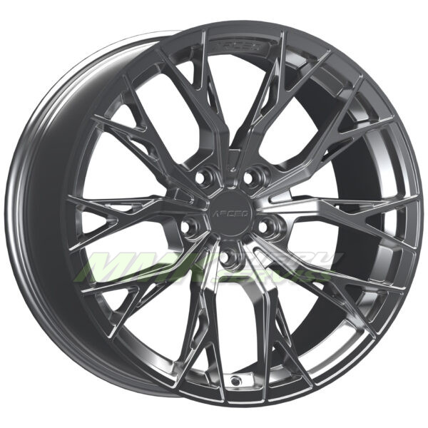 R20X9 5X112 ET35 66.6 ARCEO ROMA Hyper Black - Aluminija A riepas