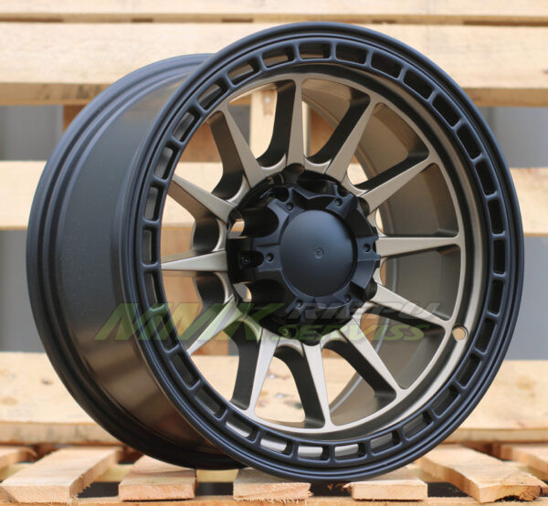 R15X8 6X139.7 ET-10 110.1 A1916 Bronze+Black (YB) - Aluminija A riepas
