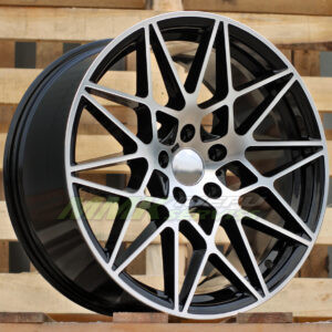 R17X7.5 5X120 ET37 72.6 B5167 (XF023) Black Polished (MB) BMW HYBRID FORGED - Aluminija A riepas