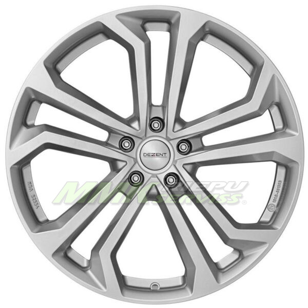 R17X7 5X114.3 ET38 67.1 Dezent TA Silver - Aluminija A riepas