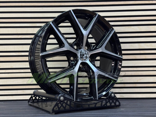 R18X7.5 5X114.3 ET45 73.1 B1344 Black Polished (MB) - Aluminija A riepas