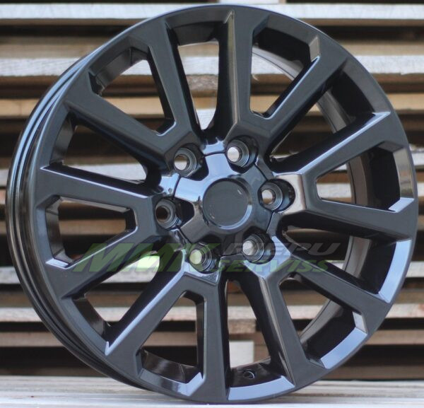 R18X7.5 6X139.7 ET25 106.1 B1072 Black (BL) TOYOTA - Aluminija A riepas