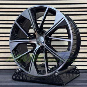 R18X8 5X112 ET39 66.5 B5907 (IN5006) Black Polished (MB) - Aluminija A riepas