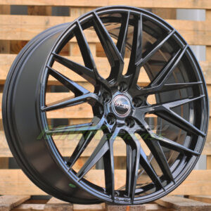 R18X8 5X112 ET40 66.5 HX035 (B5902) Black (BL) HAXER - Aluminija A riepas