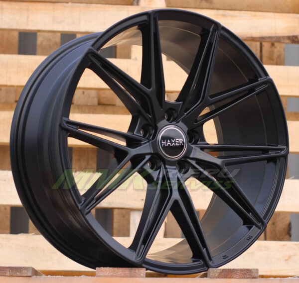 R19X8.5 5X108 ET40 67.1 HX043 Black Half Matt (BLHM) HAXER - Aluminija A riepas