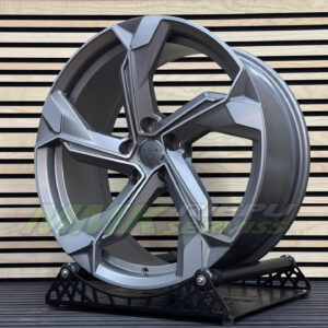 R19X8.5 5X112 ET34 66.5 Y1201 (IN5633) Grey Polished Half Matt (MGHM) - Aluminija A riepas