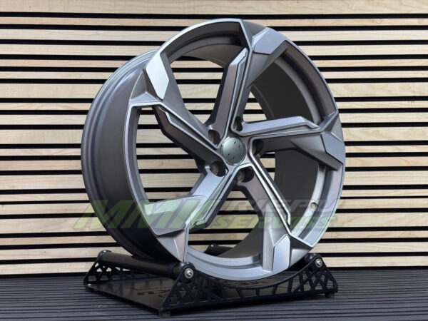 R19X8.5 5X112 ET34 66.5 Y1201 (IN5633) Grey Polished Half Matt (MGHM) - Aluminija A riepas