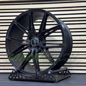 R19X8.5 5X112 ET40 66.6 HX043 Black Half Matt (BLHM) HAXER - Aluminija A riepas