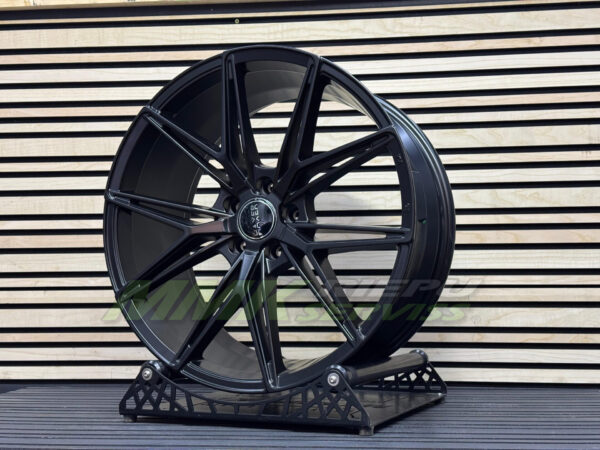 R19X8.5 5X112 ET40 66.6 HX043 Black Half Matt (BLHM) HAXER - Aluminija A riepas